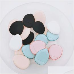 Sponges Applicators Cotton Makeup 3Pcs Mini Air Cushion Powder Sponge Puff Professional Concealer Foundation Finger Detail Cosmetic To Otljx