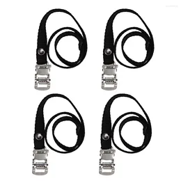 Dog Collars 4pcs Feet Strap Pedal Straps Toe Clips Tape For Fixed Gear Bike