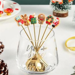 Dinnerware Sets Exquisite Grade Tableware Christmas Unique Coffee Stirrer Holiday Highest Evaluation Cartoon Lovely Practical