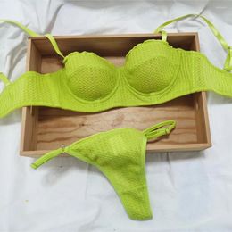 Bras Sets Half Cup Push Up Thin Lined Bra And Thong Set Underwear Soft Breathable Women Intimates French Sexy Lingerie