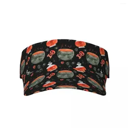 Berets Skulls Cauldron And Witch Potions Summer Air Sun Hat Visor UV Protection Top Empty Sports Golf Running Sunscreen Cap