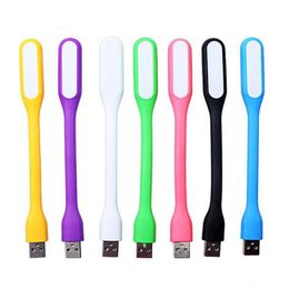 Usb Gadgets Wholesale Mini Led Book Light Summer Flexible Foldable Leds Lamp Power Bank Computer Notebook 5V 1.2W Drop Delivery Comput Otieq