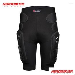 Motorcycle Apparel Herobiker Motocross Pants Shorts Moto Hip Protection Riding Racing Equipment Drop Delivery Dhuqt