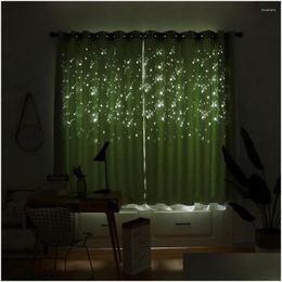 Curtain Drapes 42 X 63 Curtains 1Pcs Hollowing Out Door Window Drape Panel Sheer Scarf Light Drop Delivery Home Garden Hotel Supplies Otm1U