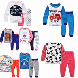 Children Long Sleeve pullover t-shirt and Pants set designer Toddler Baby Boys Girls Kids sweatshirt Youth clothing kid clothes sets 02QQ#