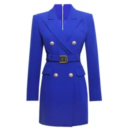 W103 S-xxl Spring And Autumn High Quality New Products Slim Slim Belt Multicolor Simple Workwear Women Suit Dress Clothes Blazers