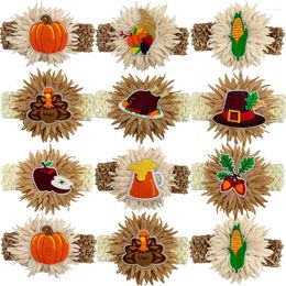 Dog Apparel 30/50pcs Thanksgiving Pet Acccessories Bow Tie Fall Small Middle Large Supplies Fashion Accessoreis Bows