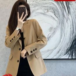 Women's Suits High-End British Style Petite Size Blazer For Women - Autumn Trendy Casual Jacket College Students And Internet Celebrities