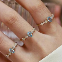 Cluster Rings CANNER S925 Sterling Silver Vintage Open Ring Zircon Wedding Finger For Women Exquisite Couple Jewelry Bague Gifts