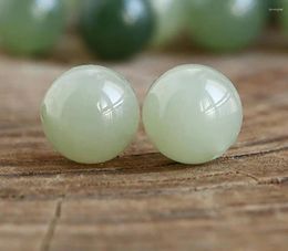 Loose Gemstones Z1-Z25 Natural Hetian Yuqing Water Jade Bead Bracelet With Necklace ZZ
