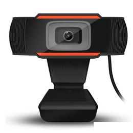 Webcams Newest 12.0Mp Usb 2.0 Camera Web Cam 360 Degree Mic Clip-On Webcam For Skype Computer Pc Laptop Desktops Drop Delivery Compute Otqvs