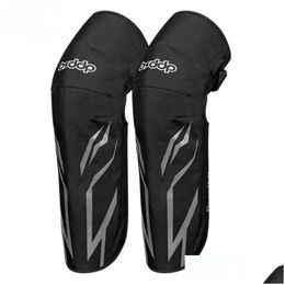 Motorcycle Armour Knee Pads Winter Windproof Waterproof Thickened Warm Riding Anti-Fall -Absorbing Protective Gear Drop Delivery Automo Otp1K