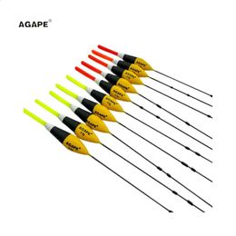 Fish Finder Agape 10Pcslot Carp Fishing Float Set Balsa Bobber Buoyancy Accessories Wedkarstwo Wyprzedaz Karpiowe 210038 240119 Drop D Ot2Ig