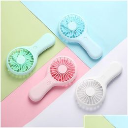 Usb Gadgets Portable Rechargeable Fan Charging Cool Removable Handheld Mini Outdoor Fans Pocket Folding 4 Colours Drop Delivery Compute Otdxr