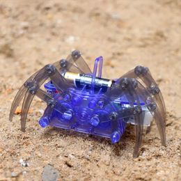 Technology Small Production Invention Spider Robot Electric Spell Diy Students Stem Science Experiment Set Toys 240124