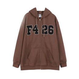 F426 Hoodies designers com capuz massex com capuz unissex de qualidade longa use moda casual roupas de mangas compridas de mangas compridas