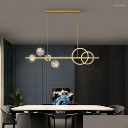 Chandeliers Modern Led Luxury Brightness Lighting For Bedroom Dinning Living Study Room Long Hanging Ropes Indoor Creative Drop Deliv Dhqn7
