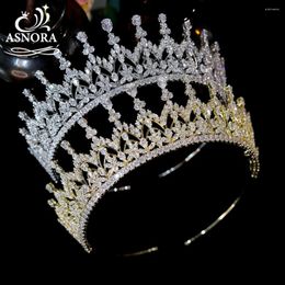 Hair Clips High Quality Crystal Crown Girl Birthday Graduation Ceremony Bride Wedding Accessories Headdress Tiaras