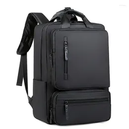 Backpack Men's Laptop Bag 15.6 Inch Fashion Brand Leisure Large Capacity Commuter College 20-35 Litre Zipper