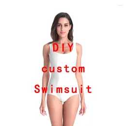 Women's Tanks 3D Print DIY Custom Women Summer Clothing Swimsuit Quality Drop