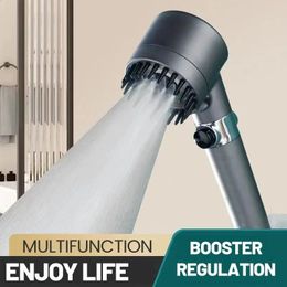 Zhang Ji Stil 3 Modelle Anpassung Hochdruck Wasser Sparen One-key-Stopp Wasser Massage Dusche Badezimmer Zubehör 240202