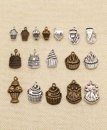 60 Pieces Hand Made Jewellery Accessories Parts Happy Birthday Celebration Cake Cupcake HJ0994304575