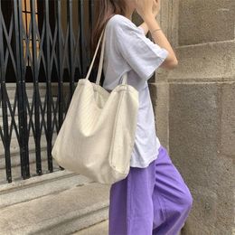 Evening Bags Japanese Canvas Shoulder Shopper For Women 2024 Student Tote Book Bag Woman Fashion Totebag Female Handbags Ladies Hand