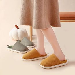 Slippers Winter Warm Women's Indoor Men Comfortable Plush House Slipper Non-slip Flat Floor Slides Home Cotton Shoes