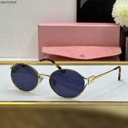 Mui Glasses Luxury Sunglasses Womens Designer High Quality Oval Sun Retro Small Round Sunglass New Product Prescription HUAN