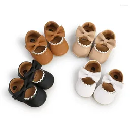 First Walkers Children Walking Princess Shoes2024 Korean Version Four Seasons Baby Casual Fashion Shoes Soft Sole Anti Slip Bow