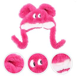 Berets Girl's Hat Cute Dog Ears Beanie Fried Street Decorative Wool Winters Ladies Hats