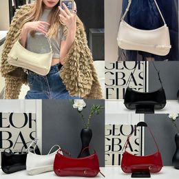 10A designer Le Bambino Red Handbag underarm bag high quality tote half moon purse luxury women wallet lady cross body Fashion Banquet totes