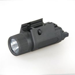 Mingju Sports Outdoor Tactical Strong Light Flashlight with Track Can be Installed on Helmets Outdoor Camping Flashlight