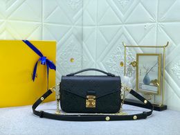 NEW shoulder bag leather crossbody messenger bags POCHETTE designer luxury handbag chain purses METIS EAST WEST with S-lock closure M46279 M22834 M46595