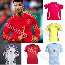 2024 EM SPAIN Cup Fußballtrikot 2025 Home Away AITANA MARINOA ESTHER J.HERMOSO GAVI ASENSIO Männer Kinder MORATA Home Away Kinder Fußballtrikot