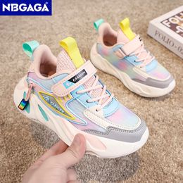 Fashion Children Shoes Girls Sneakers School Sports Summer Mesh Breathable For Kids Tennis Casual Shoes 240129