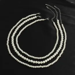 Choker Versatile Creative Party Jewellery Gentleman Style Gifts Personality Man Necklace Stacking Neckchain Hip-Hop Pearl