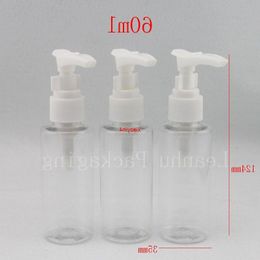 60ml clear colered shape cosmetic lotion bottle for family personal care with white pump plastic container makeup packaginggood package Xgwb