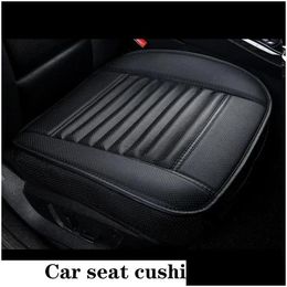 Car Seat Covers Ers Leather Interior Mobiles Seats Er Mats Seat-Er Cushion Protector Chair Pads Accessories Drop Delivery Automobiles Otvl3