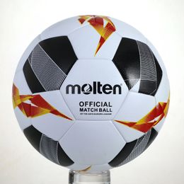 Molten Soccer Ball OFFICIAL MATCH BALL Size 5 Official PU Material Seamless Wear Resistant Match Training Football 240127