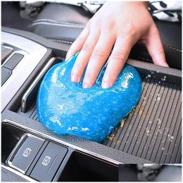 Car Cleaning Tools Car Wash Solutions Cleaning Soft Glue Powder Cleaner Magic Dust Gel Home Computer Keyboard Clean Tool Drop Delivery Dhjln