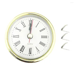 Wall Clocks 80mm/65mm Clock Head Insert Quartz Movement Roman Number Plastic Classic Mini Portable Home DIY Decor Automatic Silent Accurate