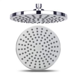 360° Swivel Rainfall Shower Head 8 Inch Ultra-Thin Pressure Boosting Water Saving Showerhead Adjustable Replacement for Bathroom 240202