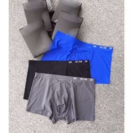 Designer Luxury ea7s Mens Classic Underwear Solid Color Boxer Pants Cotton Breathable Comfortable Underpants Three Piece With Box 02103