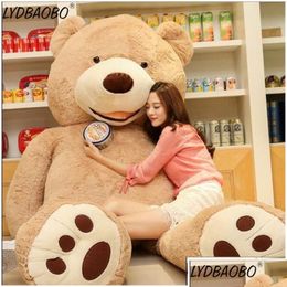 Stuffed Plush Animals P 1Pc 100Cm Bear Skinselling Toy Big Size American Nt Teddy Coat Factory Price Birthday Valentines Gifts For Dhtm3