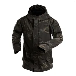Hunting Jackets G8 Tactical Jacket Windbreaker Waterproof Warm Fleece Hooded Coat Outdoor Hiking Clothes Camouflage Army Military