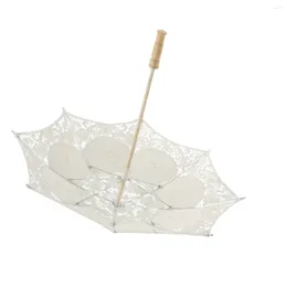 Umbrellas Girls Umbrella Decorations Parasol Not Rainproof Pography Prop Handmade Cotton Classical