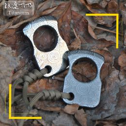 Baoji Makes Tc4 Meteorite Designers Alloy Finger Tiger Survival Self Rescue Tool Outdoor Edc Window Breaker 8S6Q