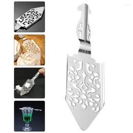 Wine Glasses Absinthe Spoon Convenient Stainless Steel Spoons Household Philtre Home Supplies Supply Ice Tray Accessory