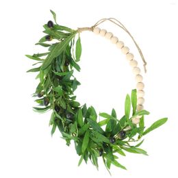 Decorative Flowers Delicate Hanging Wreath Natural Aesthetic Garland Wedding Pendant